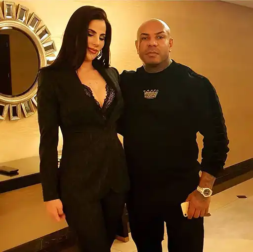 Karim Gharbi with Nesrine Ben Ali